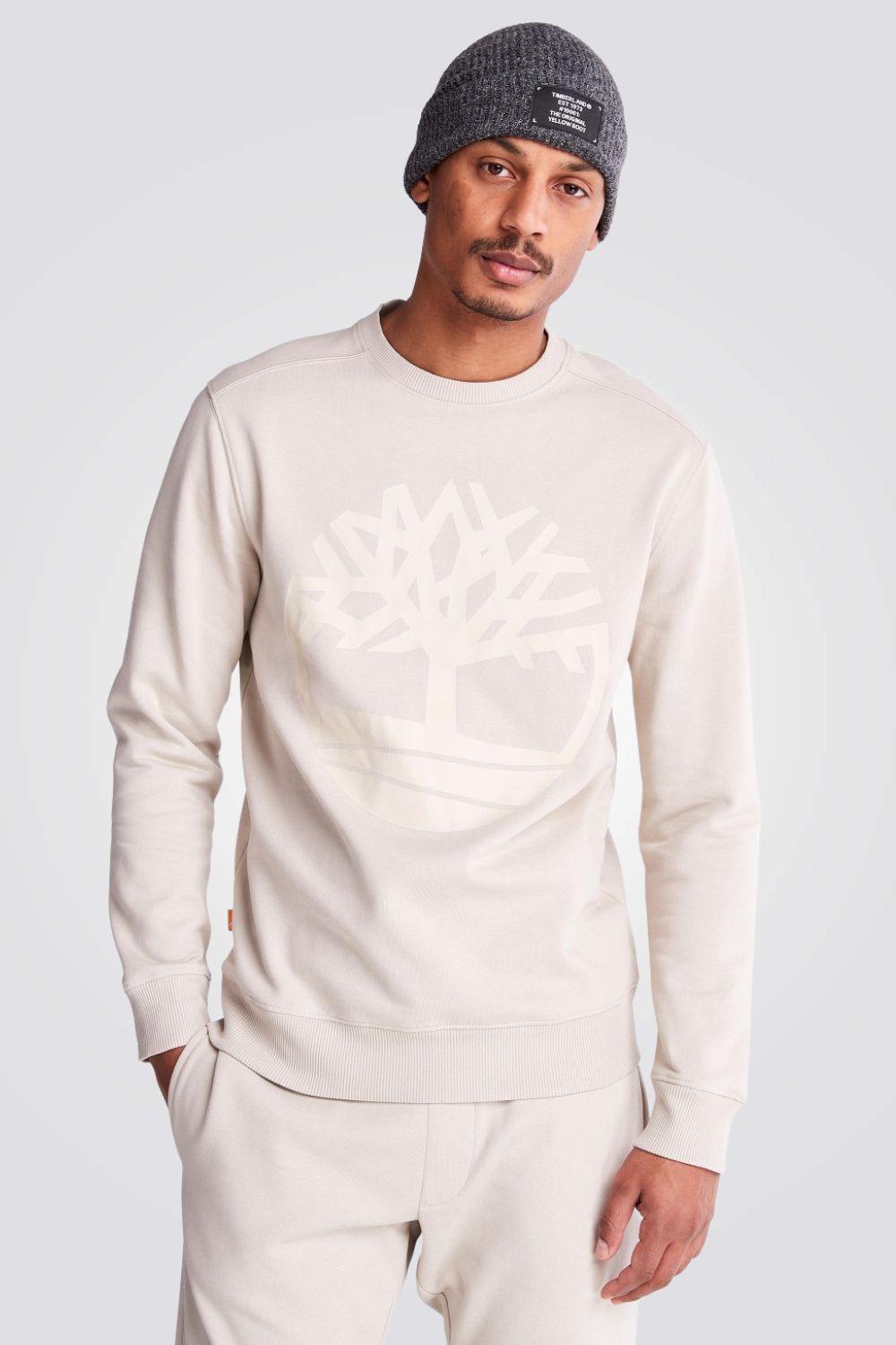 TIMBERLAND - סווטשירט CREW צבע בז' - MASHBIR//365
