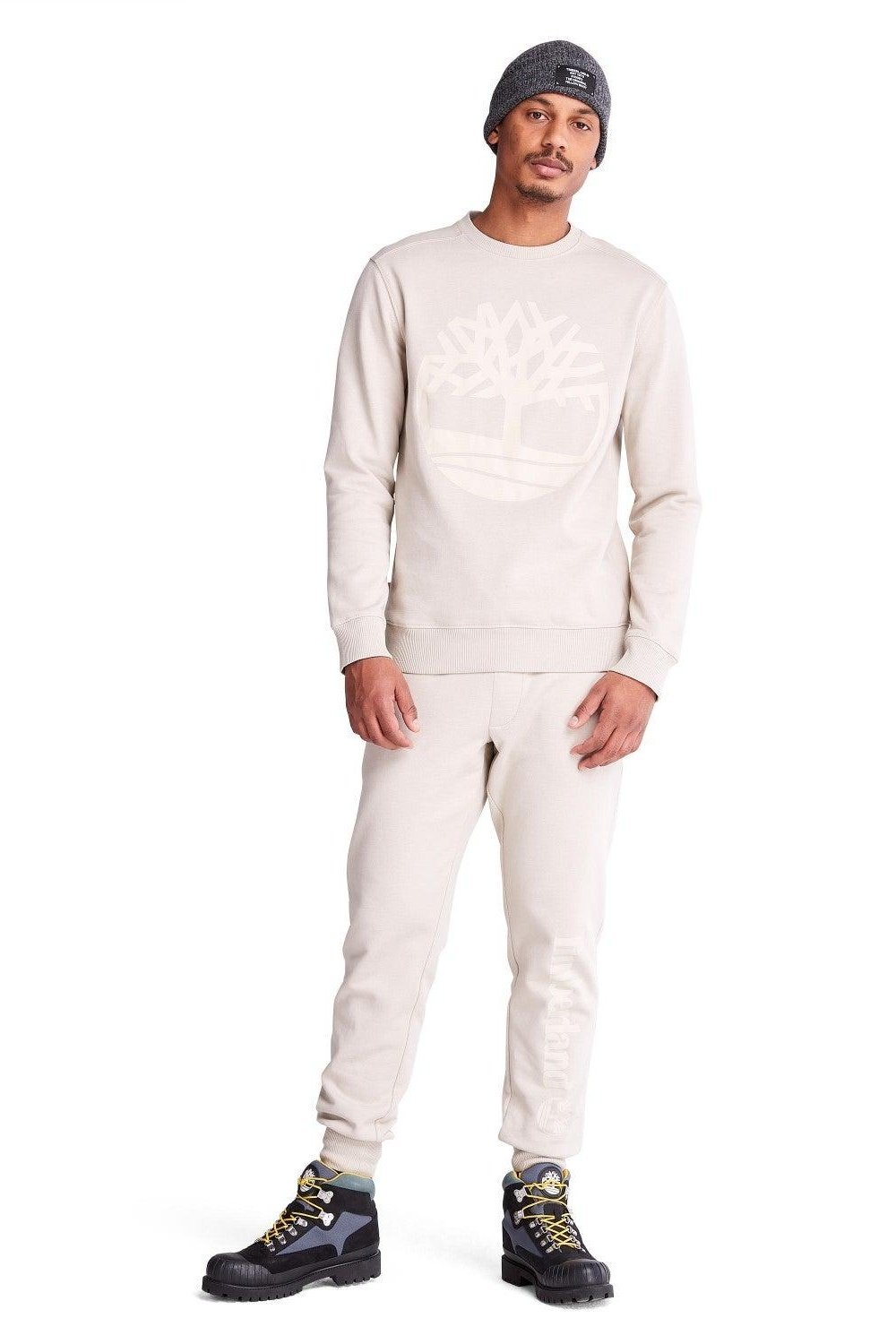 TIMBERLAND - סווטשירט CREW צבע בז' - MASHBIR//365