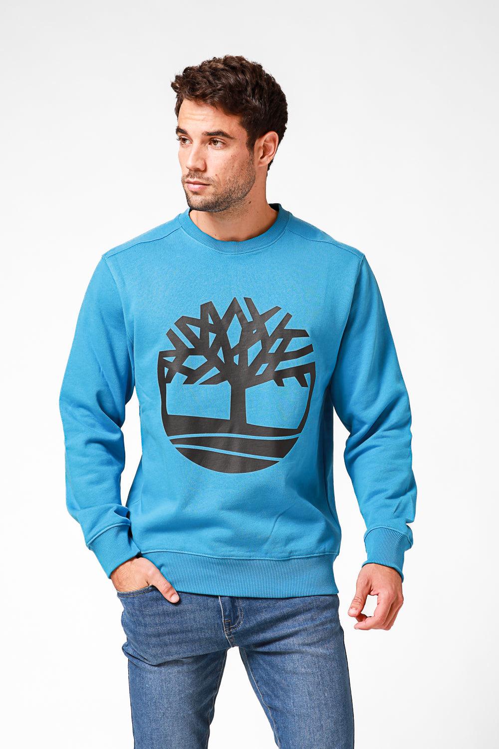 TIMBERLAND - סווטשירט CREW צבע כחול - MASHBIR//365