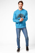 TIMBERLAND - סווטשירט CREW צבע כחול - MASHBIR//365