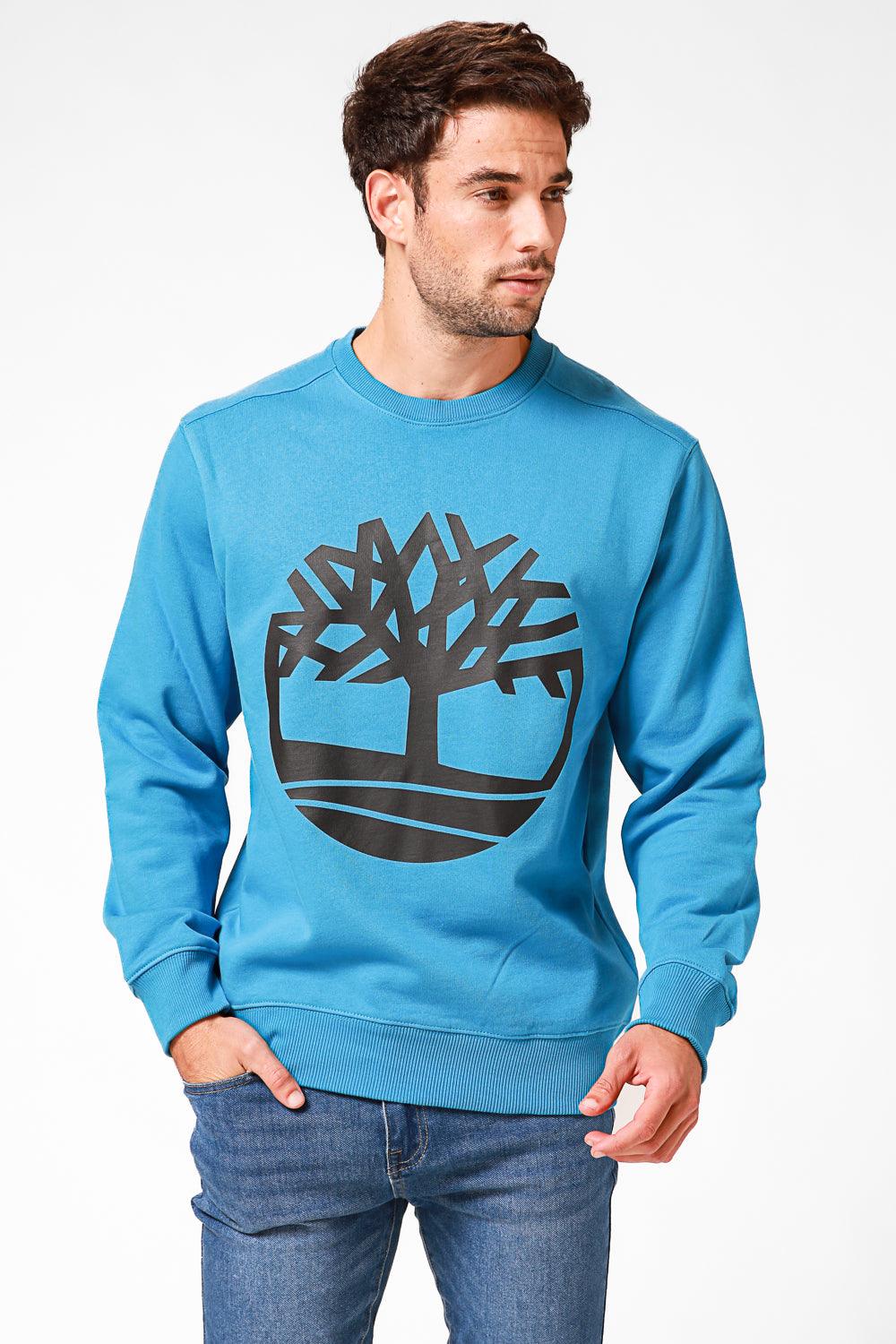 TIMBERLAND - סווטשירט CREW צבע כחול - MASHBIR//365