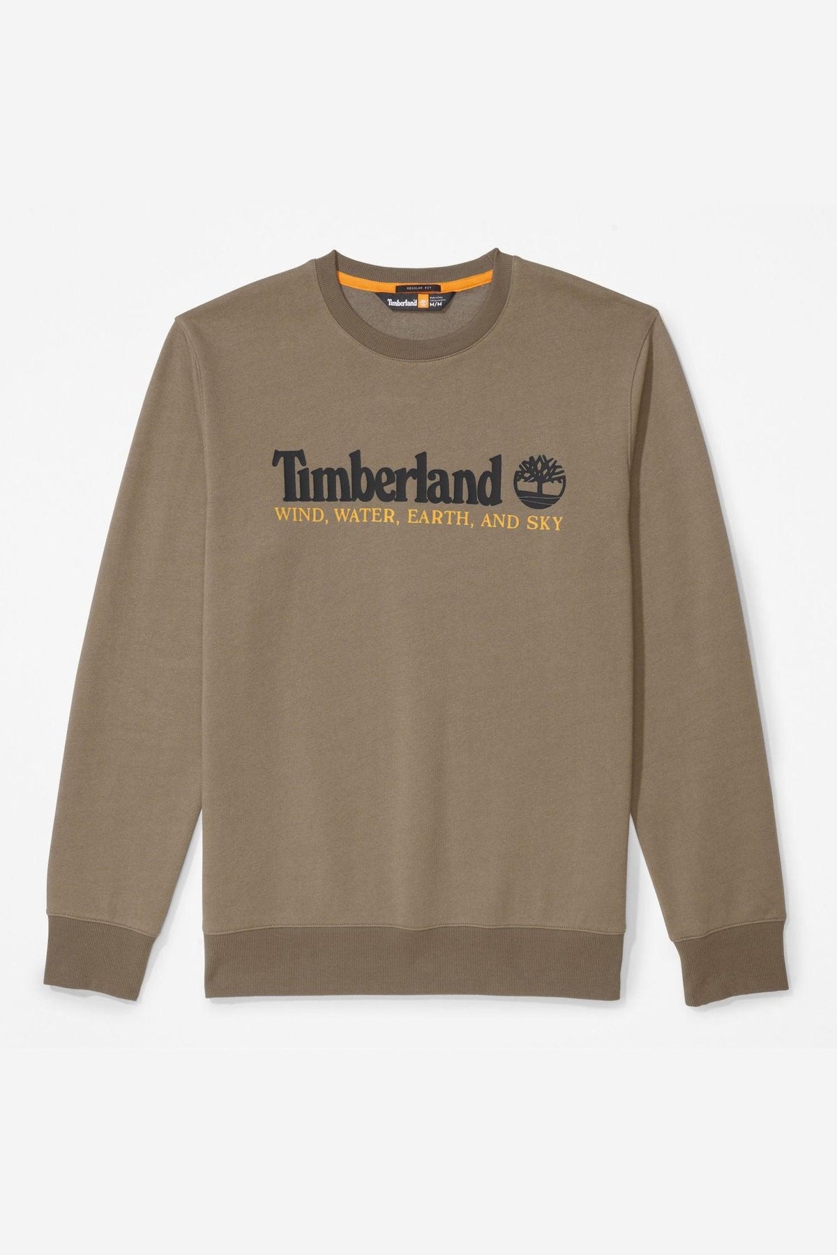 TIMBERLAND - סווטשירט CREW בצבע ירוק זית - MASHBIR//365