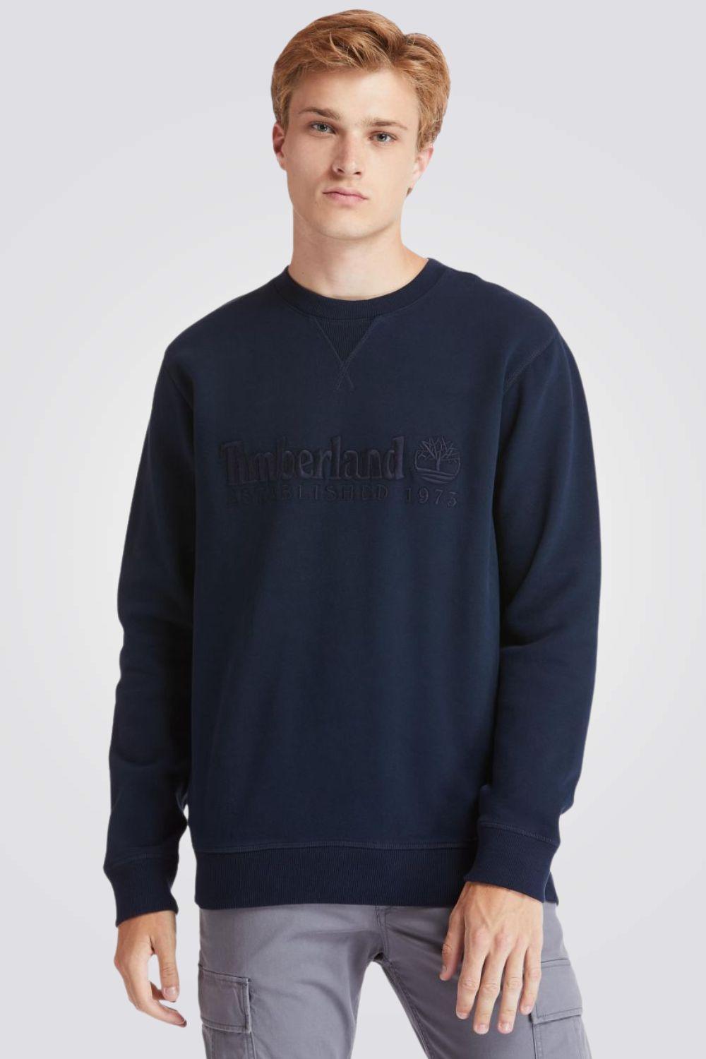 TIMBERLAND - סווטשירט CREW נייבי - MASHBIR//365