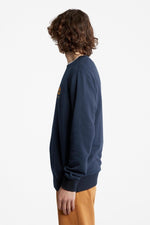 TIMBERLAND - סווטשירט CREW רקמת לוגו צבע נייבי - MASHBIR//365