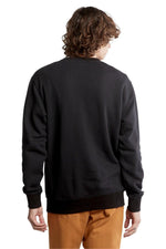 TIMBERLAND - סווטשירט CREW רקמת לוגו שחור - MASHBIR//365