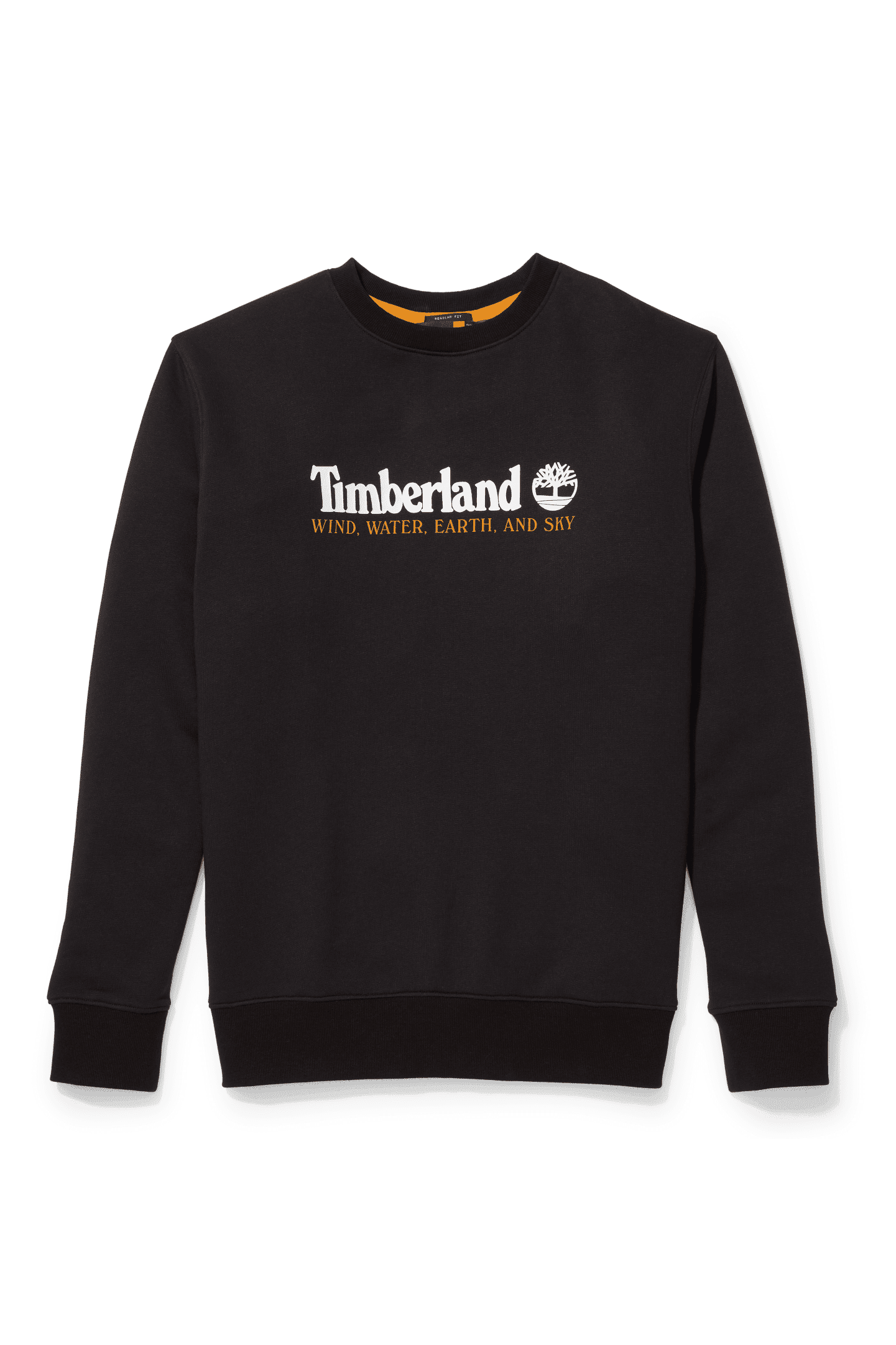 TIMBERLAND - סווטשירט CREW רקמת לוגו שחור - MASHBIR//365