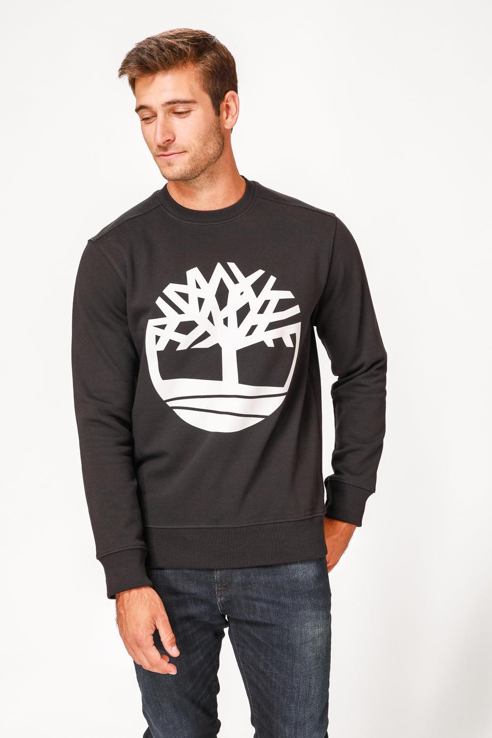 TIMBERLAND - סווטשירט CREW שחור - MASHBIR//365