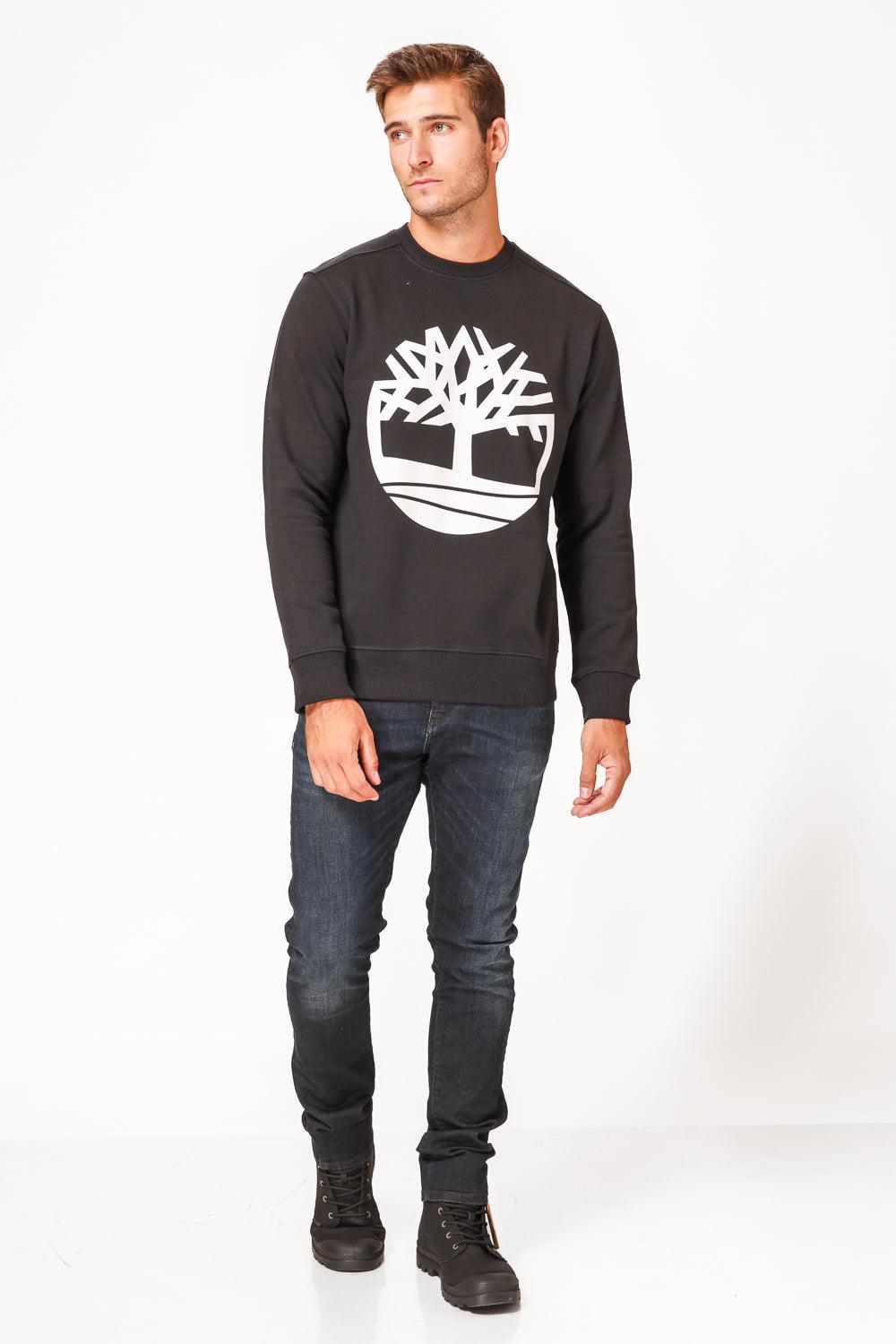 TIMBERLAND - סווטשירט CREW שחור - MASHBIR//365