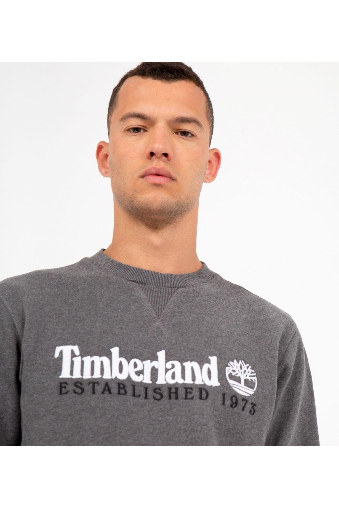 TIMBERLAND - סווטשירט EST.1973 צבע אפור - MASHBIR//365