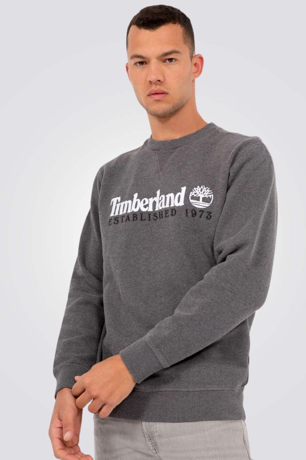 TIMBERLAND - סווטשירט EST.1973 צבע אפור - MASHBIR//365
