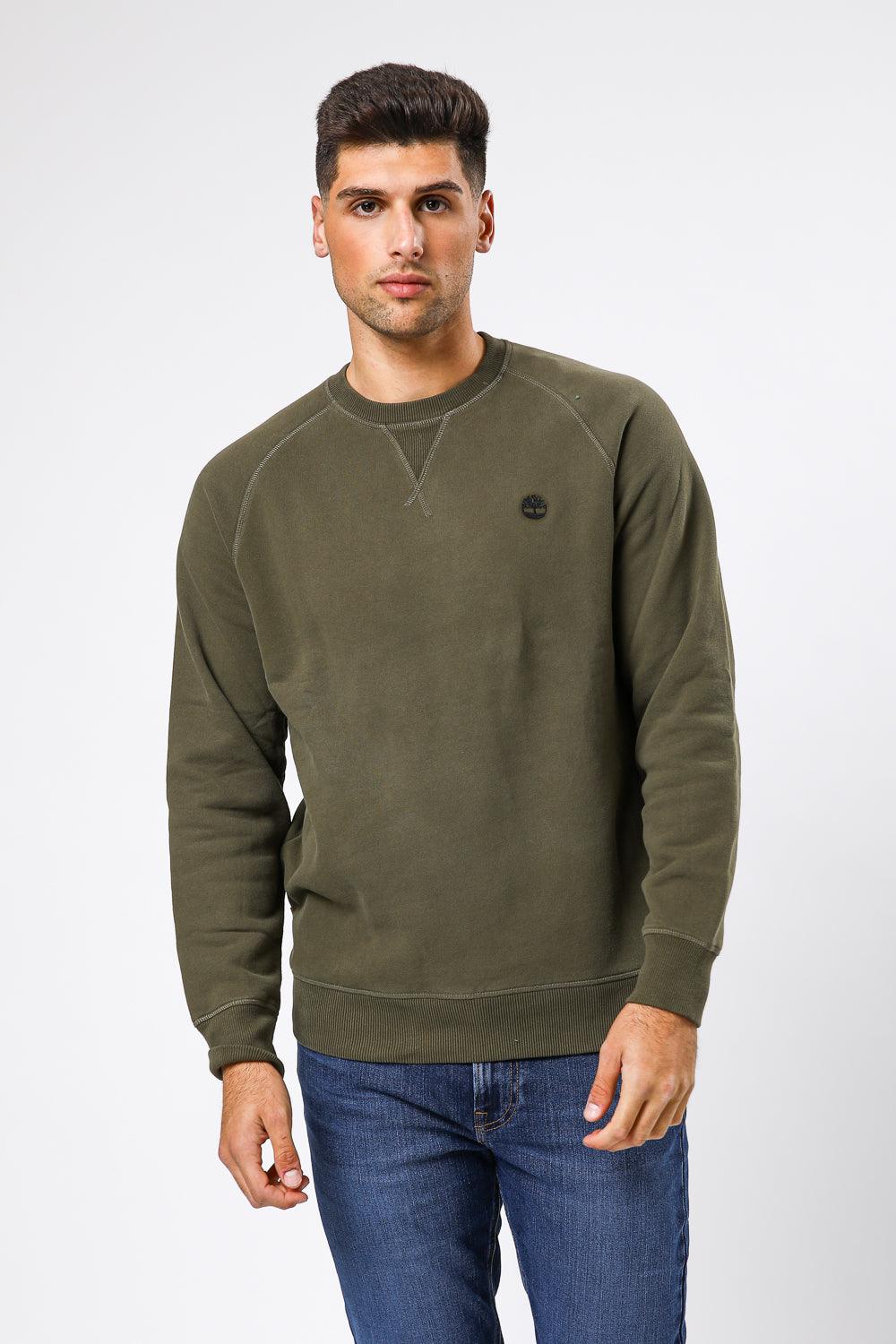 TIMBERLAND - סווטשירט EXETER RIVER ירוק זית - MASHBIR//365