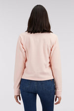 NAUTICA - סווטשירט פליז עם רוכסן בצבע ורוד - MASHBIR//365