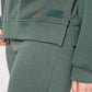 KENNETH COLE - סווטשירט פולו עם צווארון וי בצבע ירוק - MASHBIR//365 - 5