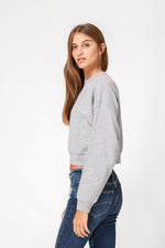 LEVI'S - סווטשירט GRAPHIC LAUNDRY DAY CREWNECK אפור - MASHBIR//365