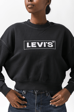 LEVI'S - סווטשירט GRAPHIC LAUNDRY DAY CREWNECK שחור - MASHBIR//365