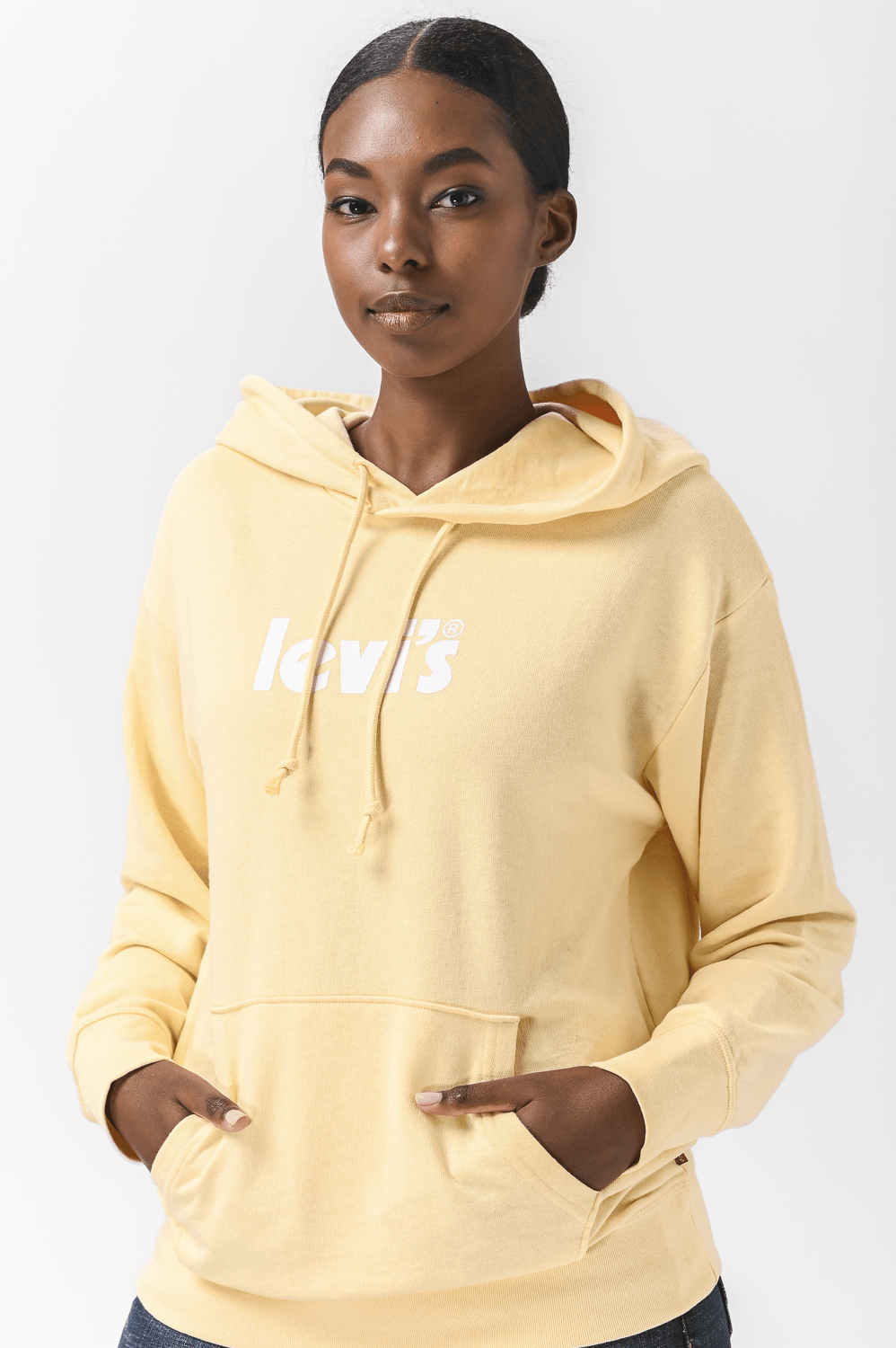 LEVI'S - סווטשירט GRAPHIC STANDARD צבע צהוב - MASHBIR//365