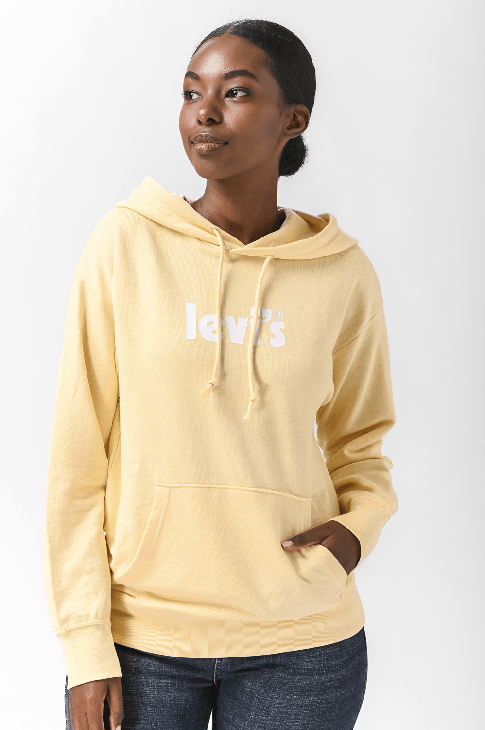 LEVI'S - סווטשירט GRAPHIC STANDARD צבע צהוב - MASHBIR//365