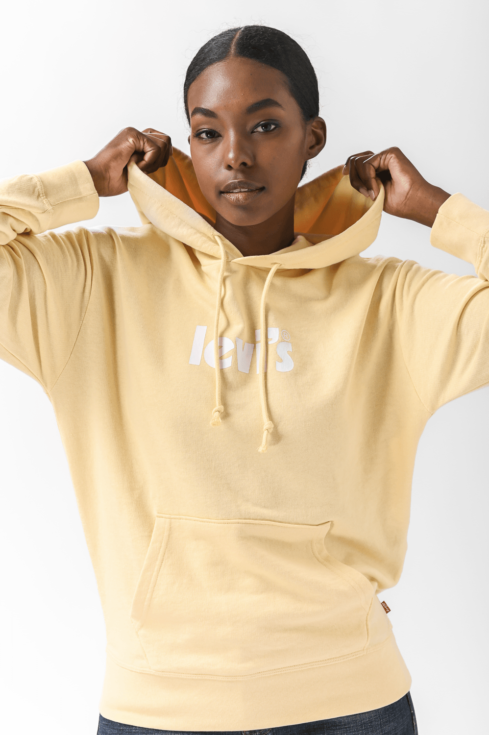LEVI'S - סווטשירט GRAPHIC STANDARD צבע צהוב - MASHBIR//365