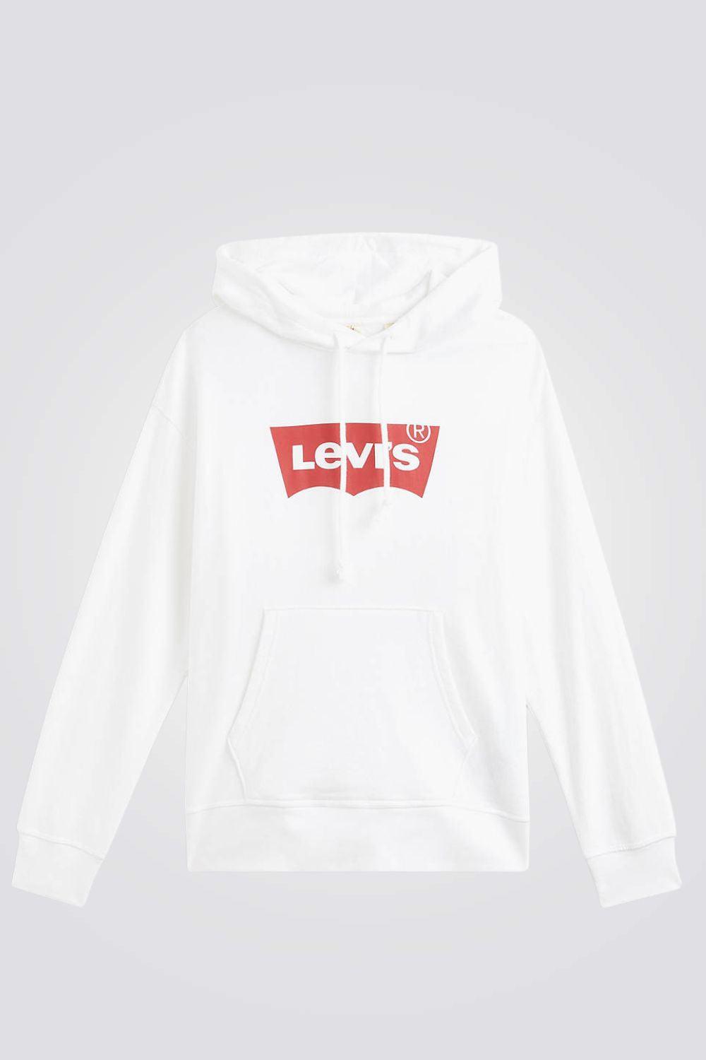LEVI'S - סווטשירט GRAPHIC STANDARD צבע לבן - MASHBIR//365