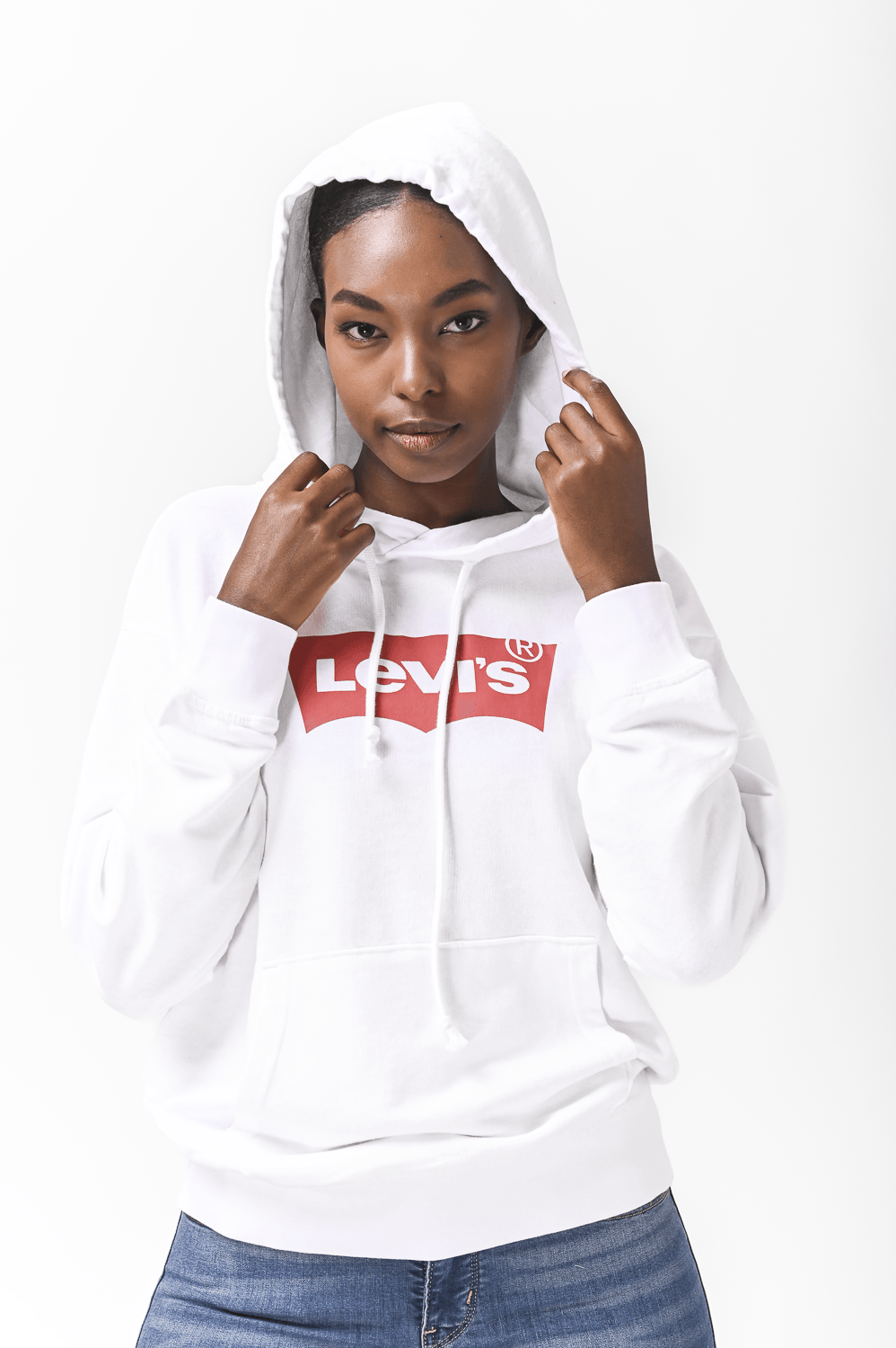 LEVI'S - סווטשירט GRAPHIC STANDARD צבע לבן - MASHBIR//365