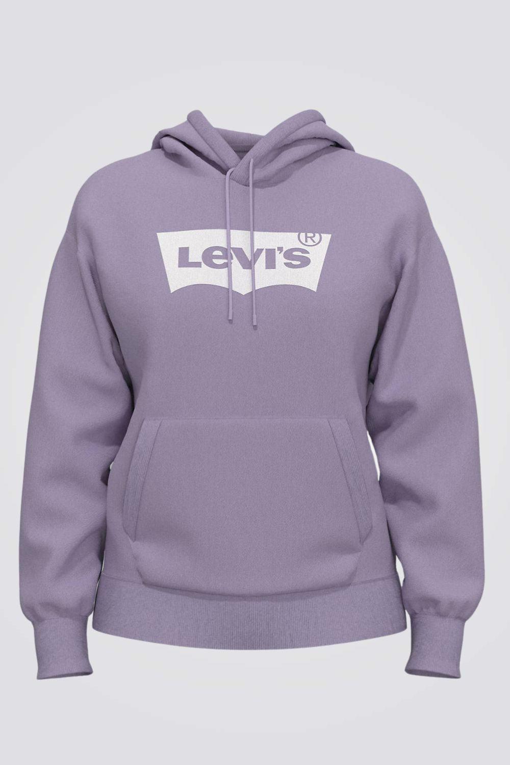 LEVI'S - סווטשירט GRAPHIC STANDARD צבע לילך - MASHBIR//365