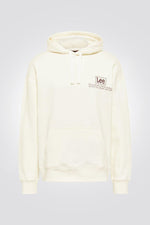 LEE - סווטשירט הדפס לוגו בצבע בז' - MASHBIR//365