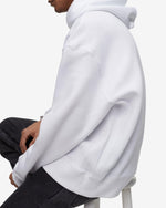 Calvin Klein - סווטשירט HOODIE עם כובע בצבע לבן - MASHBIR//365