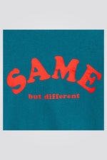 OKAIDI - סווטשירט ילדים בצבע טורקיז הדפס כתום - MASHBIR//365