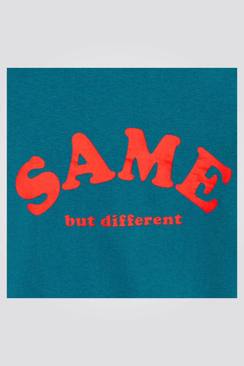 OKAIDI - סווטשירט ילדים בצבע טורקיז הדפס כתום - MASHBIR//365