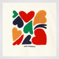 OKAIDI - סווטשירט ילדות לבן עם הדפס ותבליט לבבות ציבעונים - MASHBIR//365 - 3