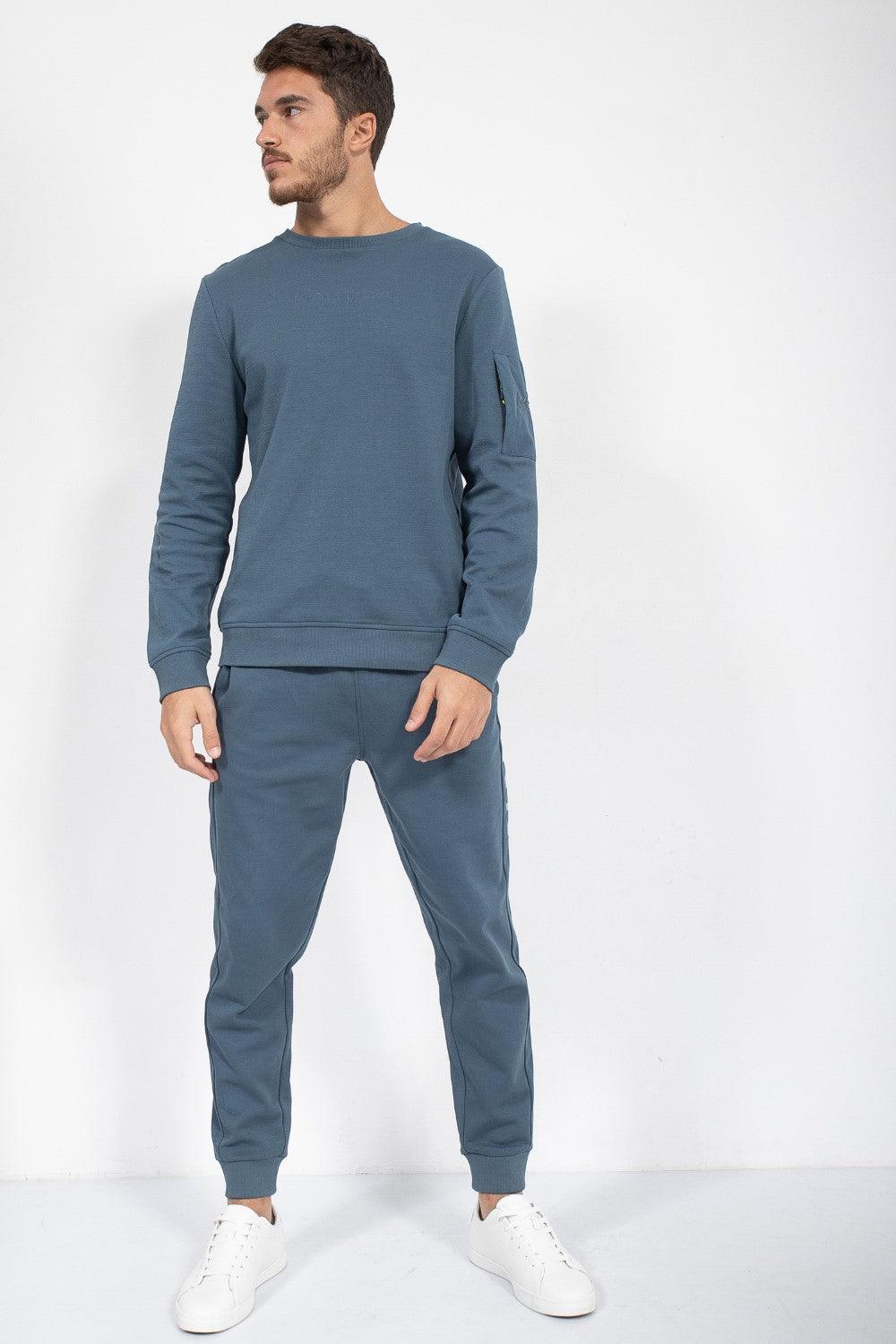 NAUTICA - סווטשירט קפוצ'ון DARK BLUE - MASHBIR//365