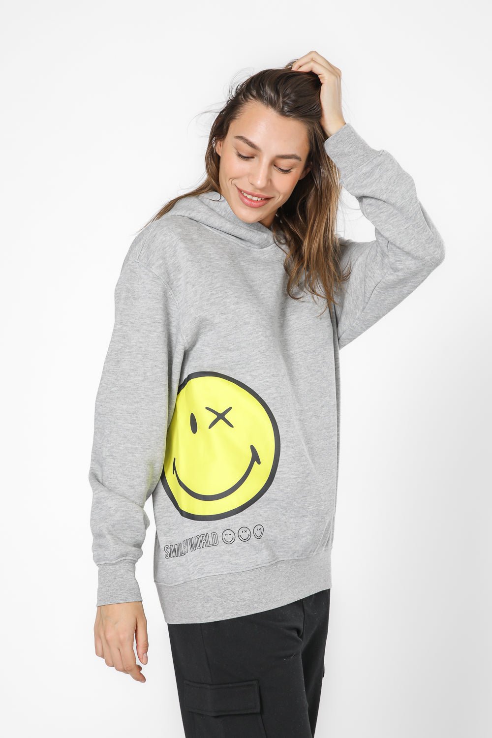 DELTA - סווטשירט קפוצ’ון פוטר יוניסקס ®SMILEYWORLD - MASHBIR//365