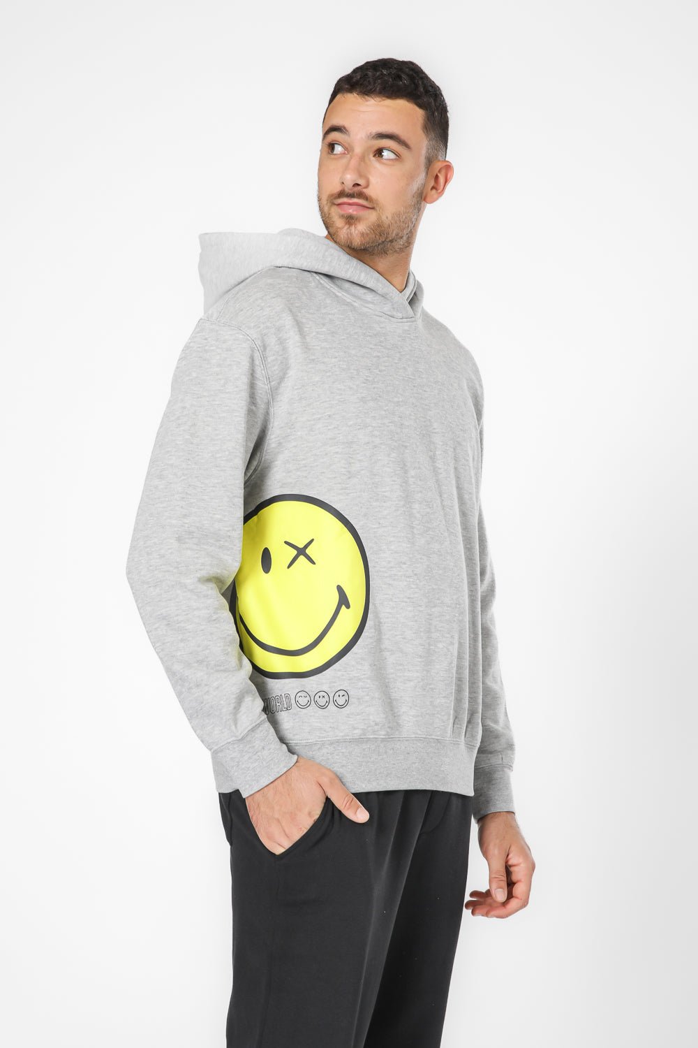DELTA - סווטשירט קפוצ’ון פוטר יוניסקס ®SMILEYWORLD - MASHBIR//365