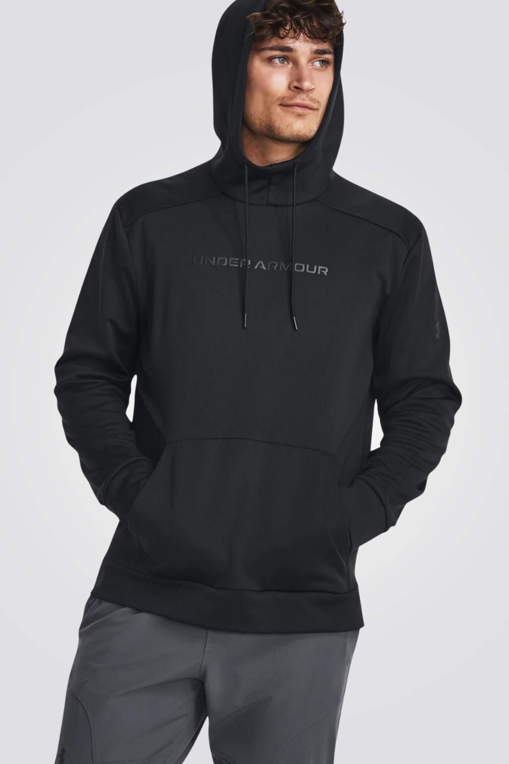 UNDER ARMOUR - סווטשירט קפוצ'ון לגבר - MASHBIR//365