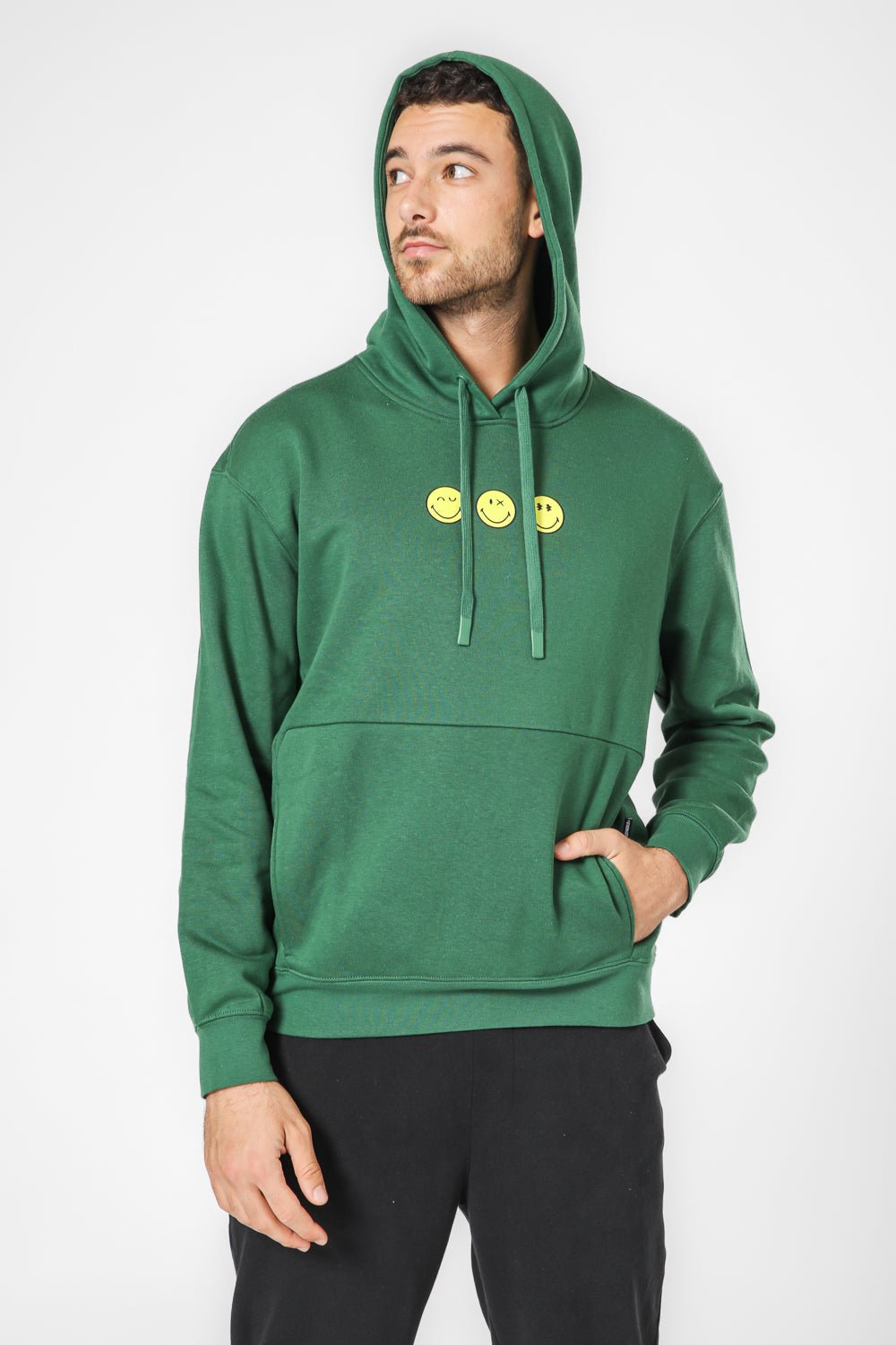 DELTA - סווטשירט קפוצ’ון עם כיס קנגורו פוטר יוניסקס ®SMILEYWORLD - MASHBIR//365