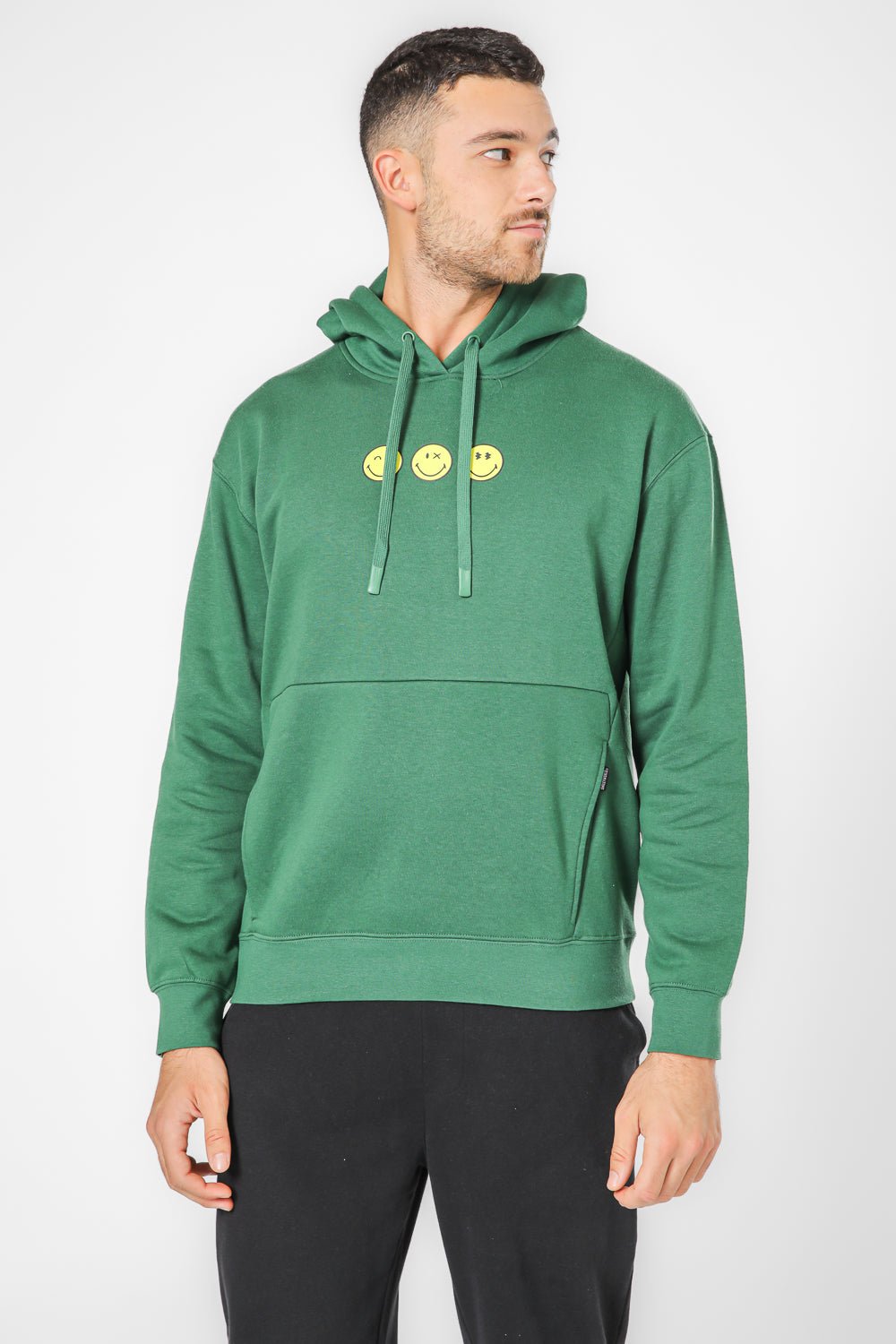 DELTA - סווטשירט קפוצ’ון עם כיס קנגורו פוטר יוניסקס ®SMILEYWORLD - MASHBIR//365