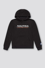 NAUTICA - סווטשירט קפוצ'ון עם לוגו לילדים - MASHBIR//365