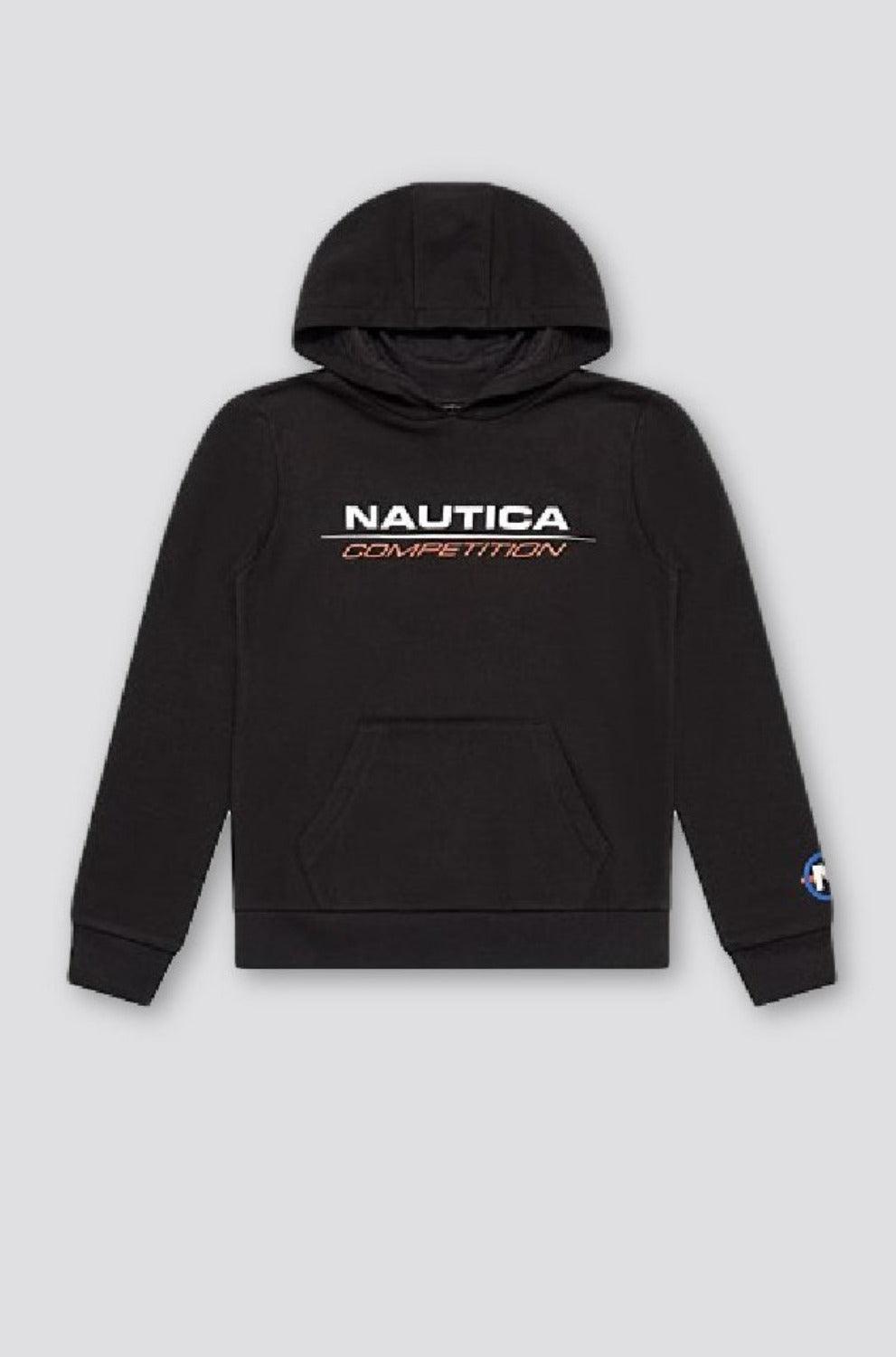 NAUTICA - סווטשירט קפוצ'ון עם לוגו לילדים - MASHBIR//365