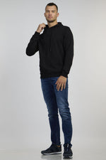 NAUTICA - סווטשירט קנגרו שחור - MASHBIR//365