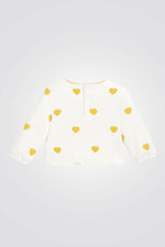 OBAIBI - סווטשירט קווילט לב רקום לתינוקות - MASHBIR//365