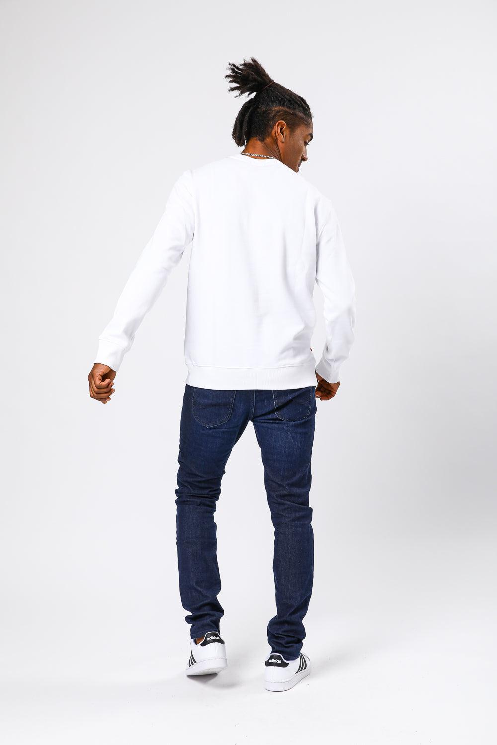 TIMBERLAND - סווטשירט לבן לוגו גדול - MASHBIR//365