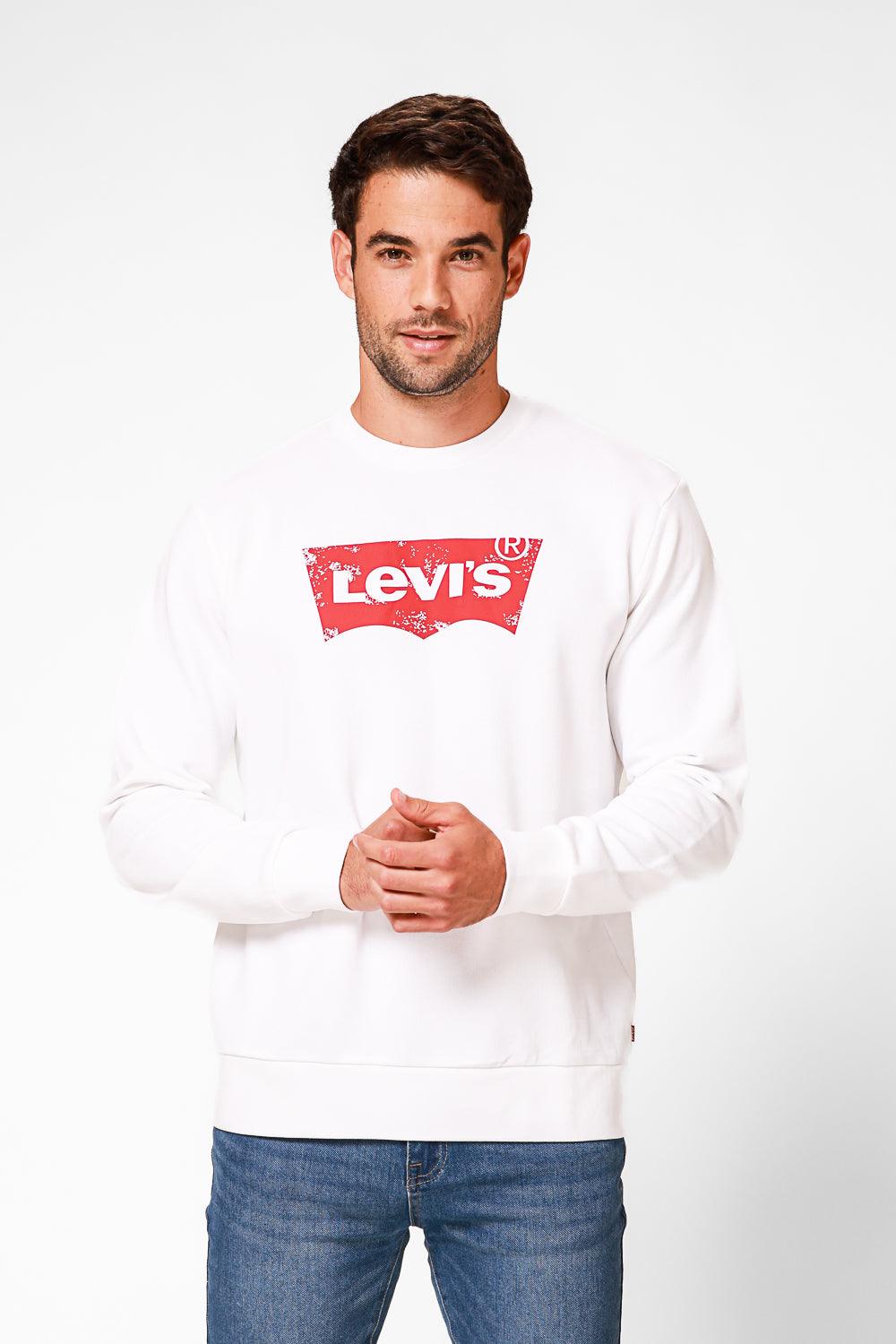 LEVI'S - סווטשירט לגבר בצבע לבן - MASHBIR//365
