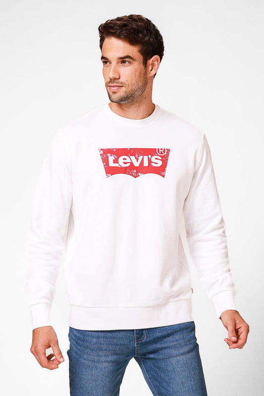 LEVI'S - סווטשירט לגבר בצבע לבן - MASHBIR//365