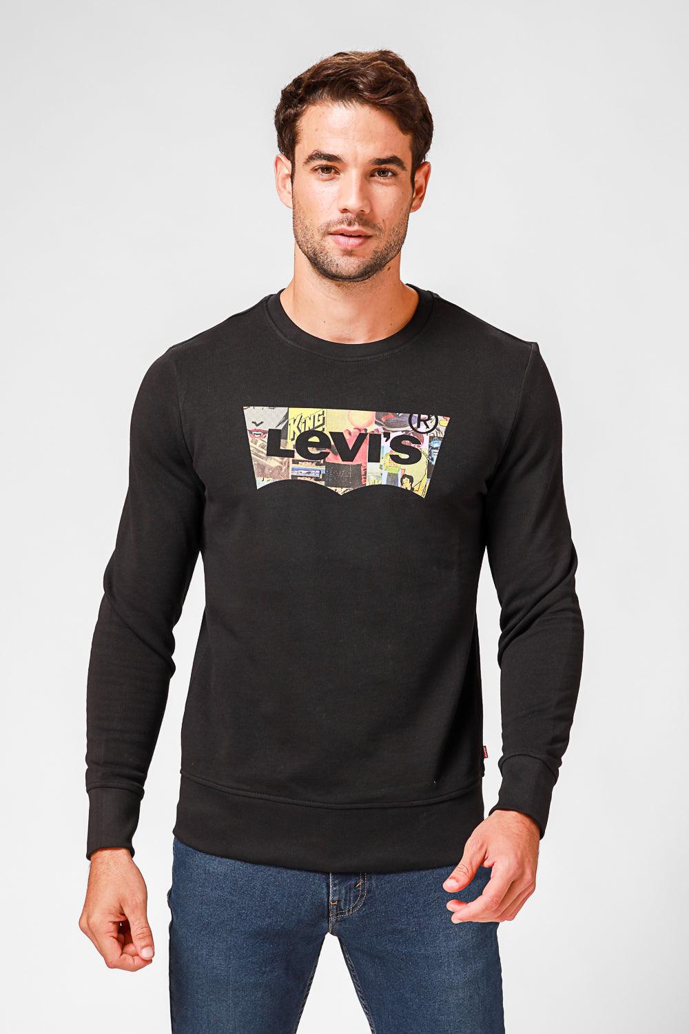 LEVI'S - סווטשירט לגבר בצבע שחור - MASHBIR//365