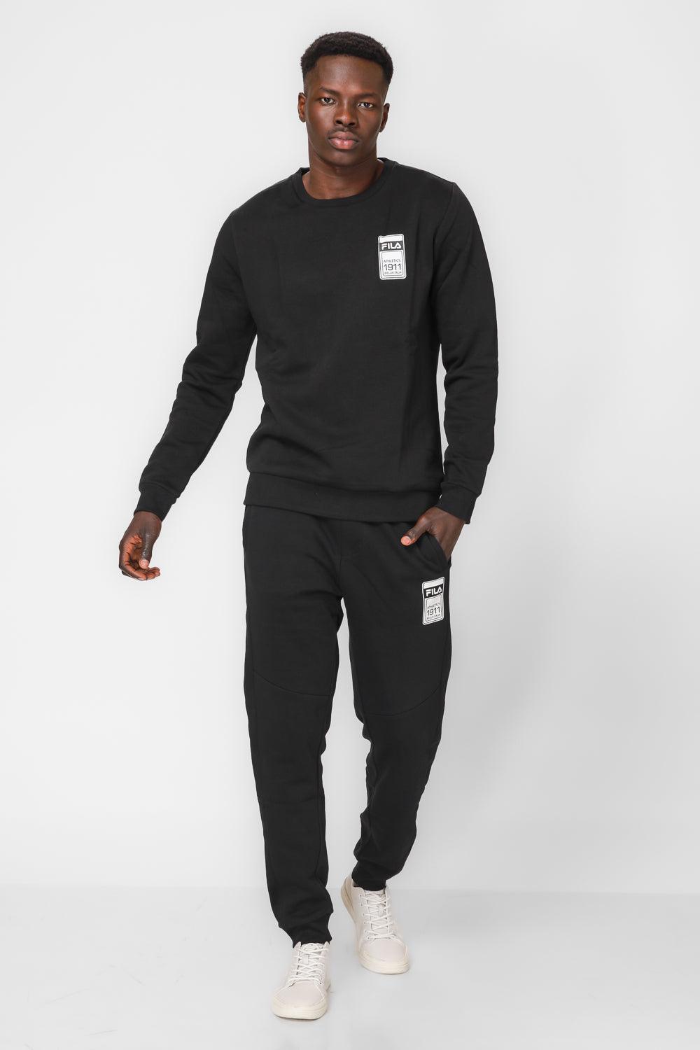 FILA - סווטשירט לגבר בצבע שחור - MASHBIR//365