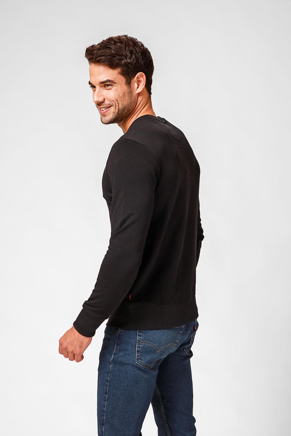 LEVI'S - סווטשירט לגבר בצבע שחור - MASHBIR//365