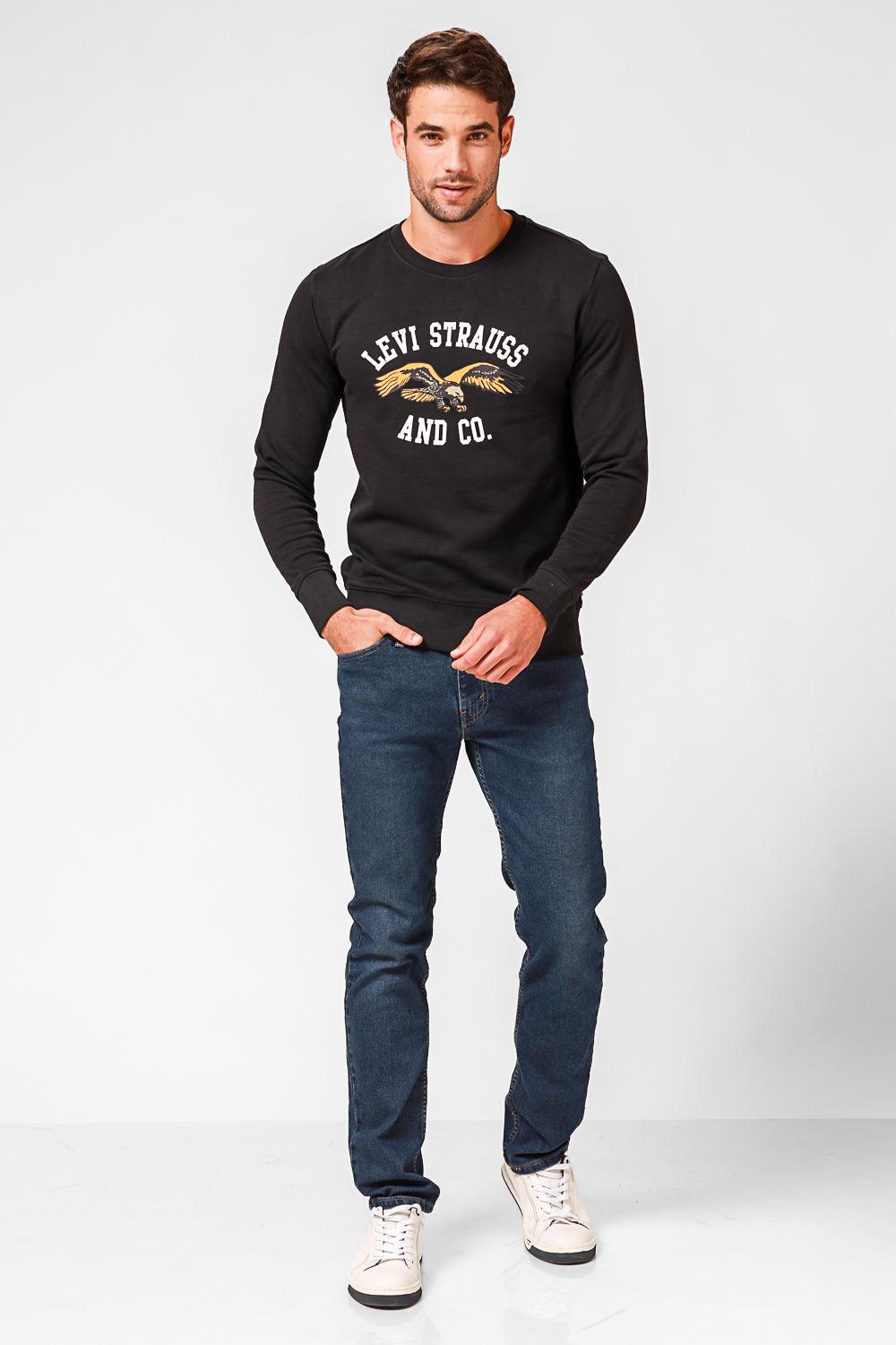 LEVI'S - סווטשירט לגבר בצבע שחור - MASHBIR//365