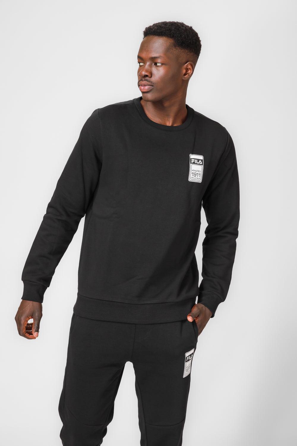 FILA - סווטשירט לגבר בצבע שחור - MASHBIR//365