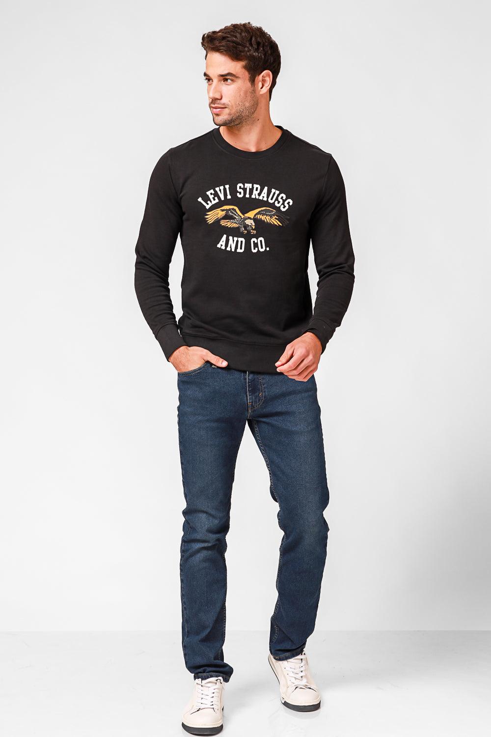 LEVI'S - סווטשירט לגבר בצבע שחור - MASHBIR//365
