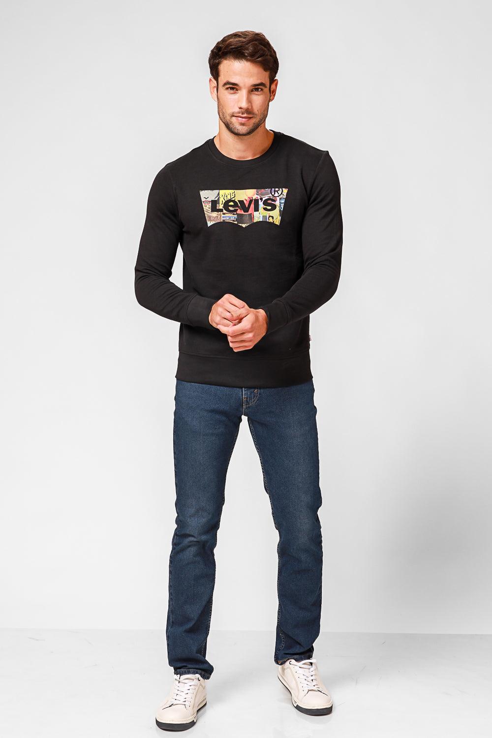 LEVI'S - סווטשירט לגבר בצבע שחור - MASHBIR//365